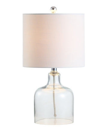 Gemma 19" Glass Bell LED Table Lamp - JONATHAN Y